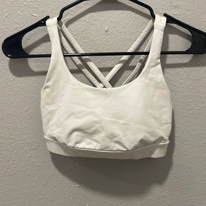 Lululemon White sports bra